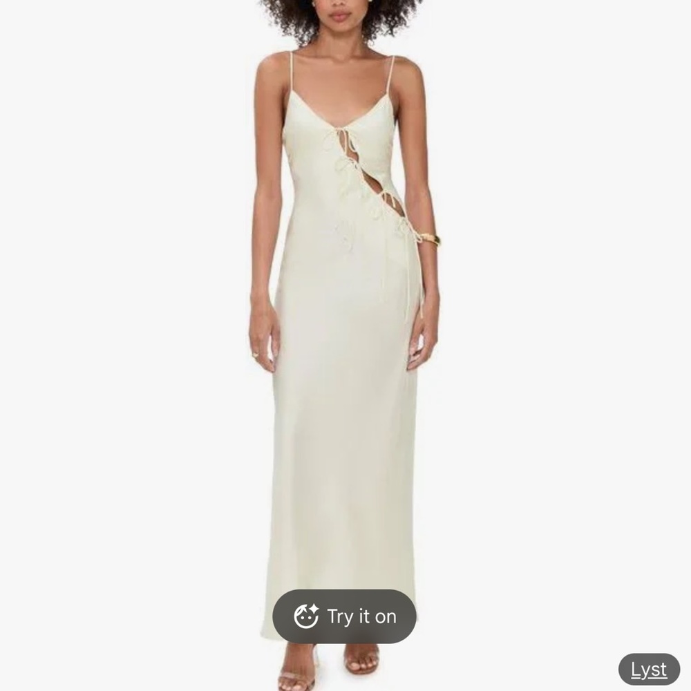 Lioness About A Girl Cream Maxi Dress